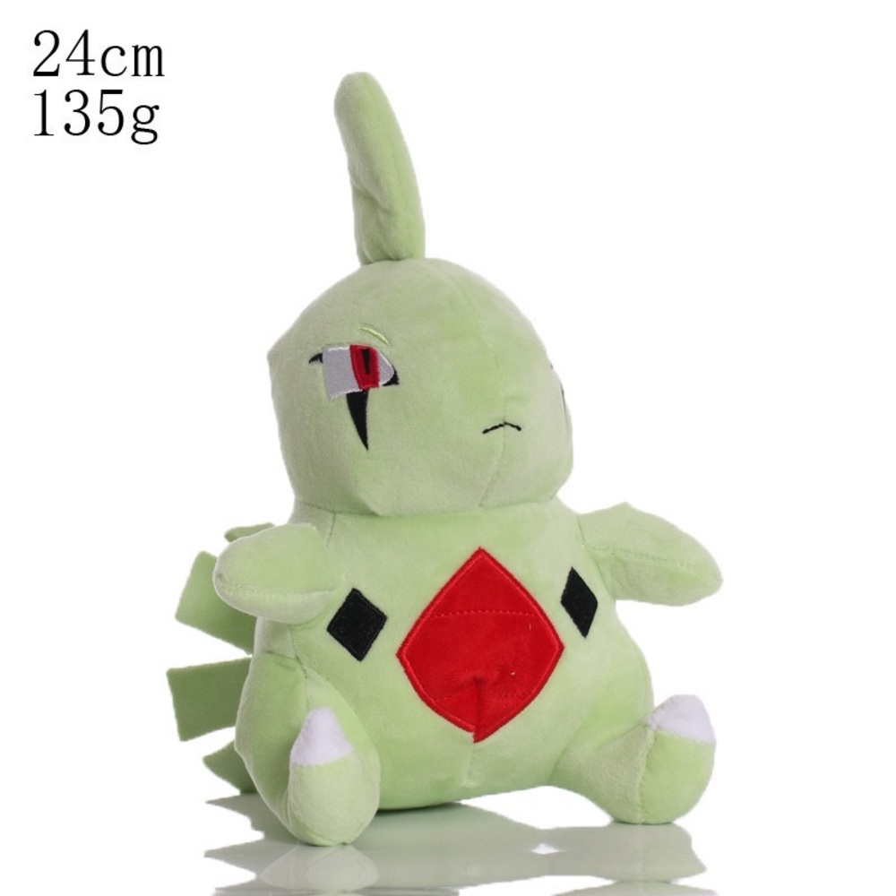 Green and Red Stuffed Dinosaur Toy